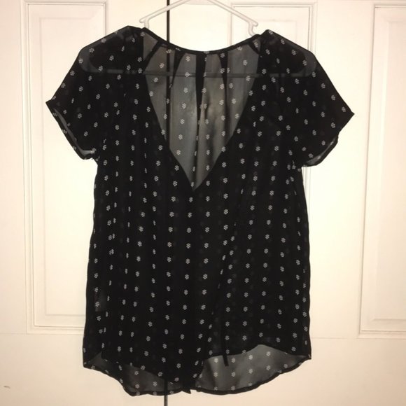 Old Navy Flowery Blouse - Picture 2 of 3